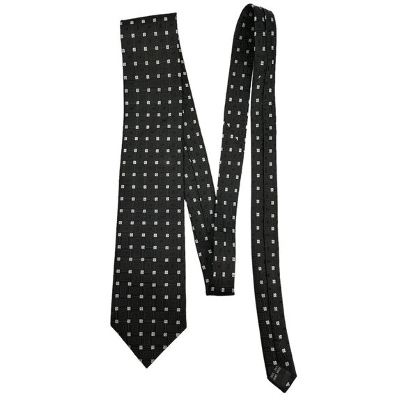 Stacy Adams Neck Tie Mens 100% Silk Handmade Geometric Business Office - Picture 3 of 7